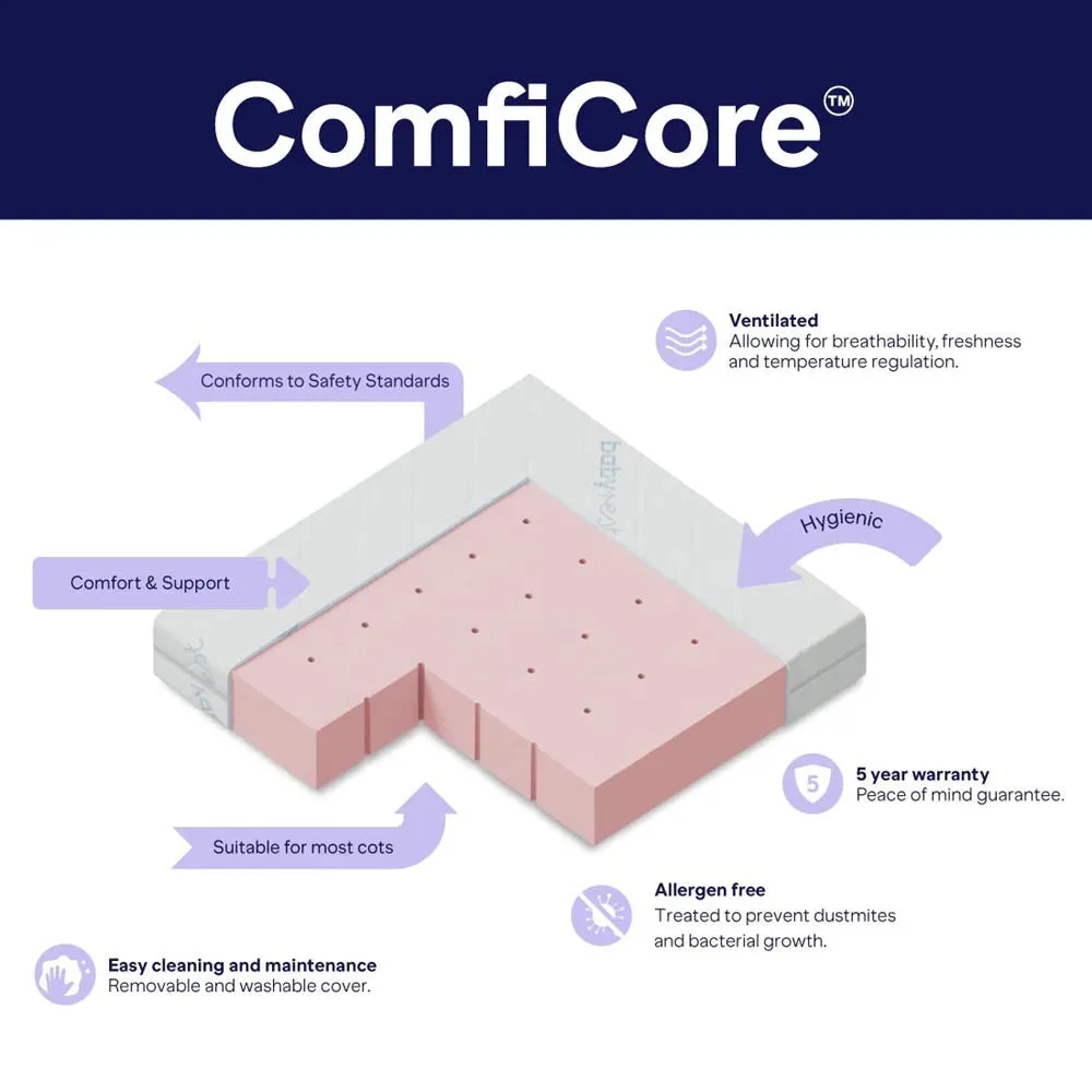 BabyRest ComfiCore Cot Mattress In A Box