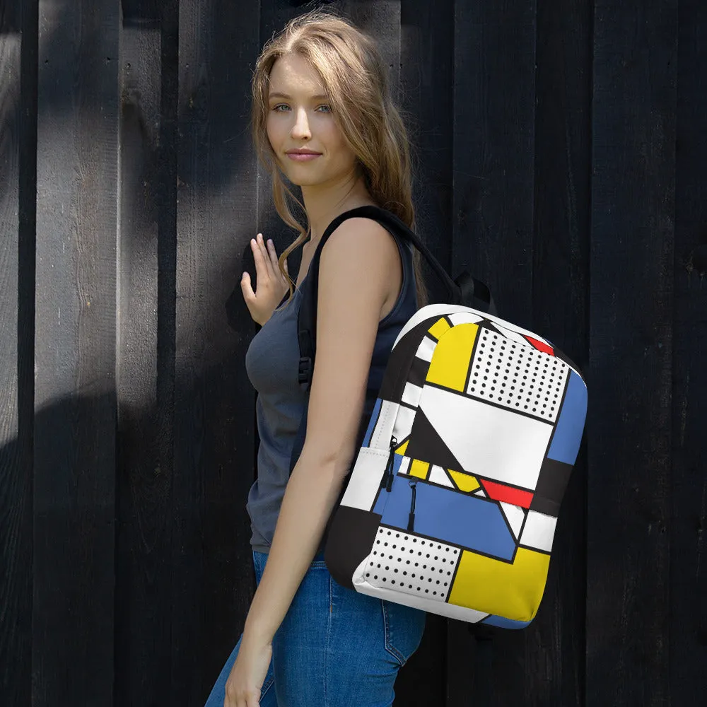 Backpack / travel backpack / cool backpack / tote bag backpack / back to school / sports backpack / Mondrian backpack