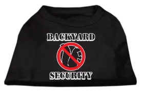 Backyard Security Screen Print Shirts Black XL (16)