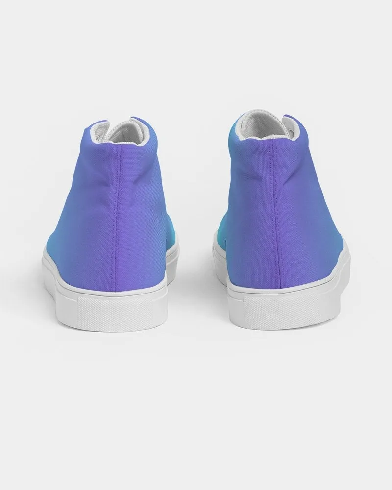 Bahama Blue Ombre Hightop Sneakers