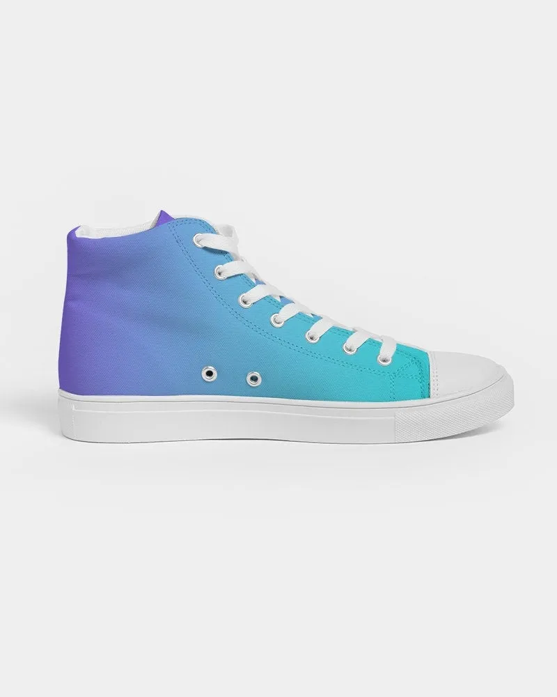 Bahama Blue Ombre Hightop Sneakers