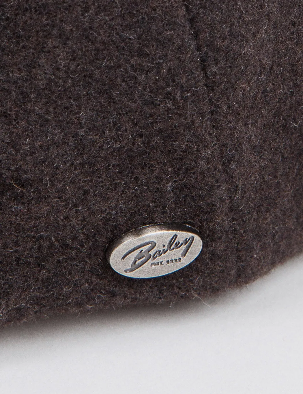 Bailey Galvin Wool Newsboy Cap - Brown