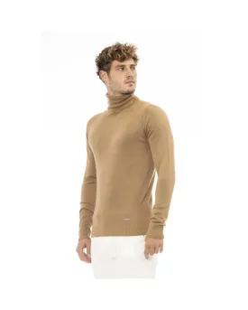 Baldinini Trend Men's Beige Modal Sweater - 50 IT