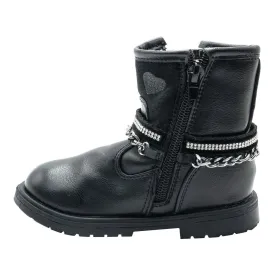 Balducci Vera Pelle Ankle Boots Leather Black Colour For Kids