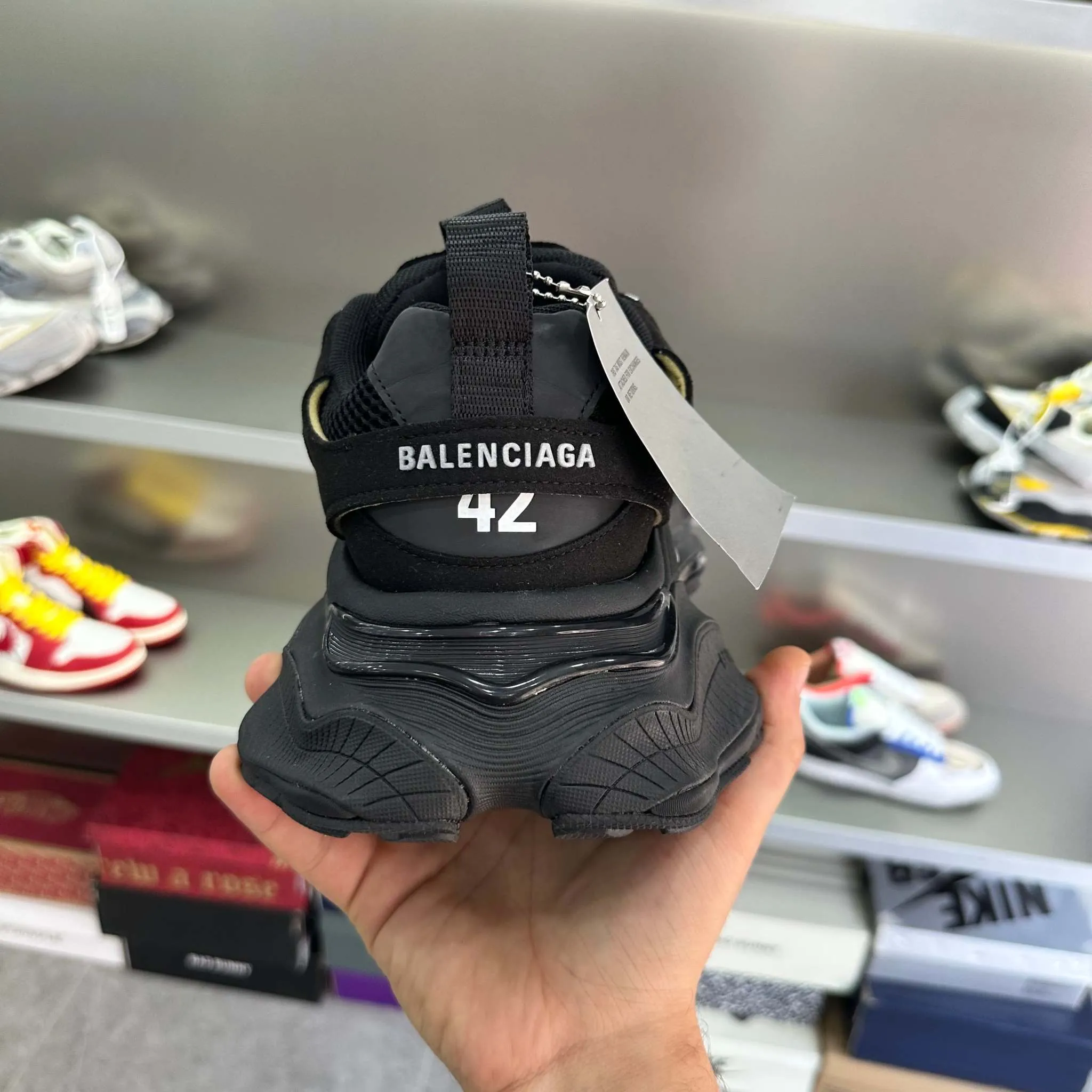 Balenciaga Cargo Sneaker Black