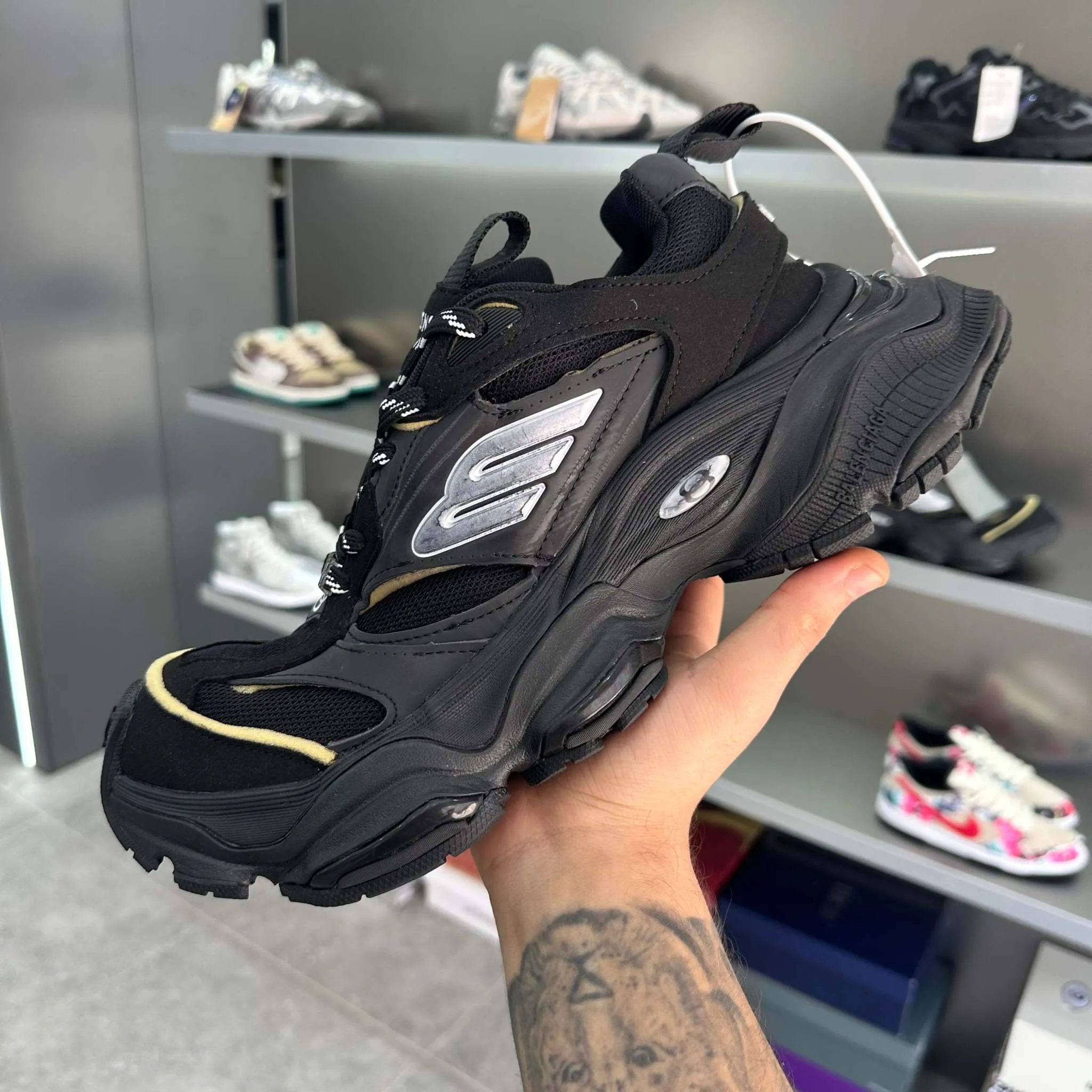 Balenciaga Cargo Sneaker Black