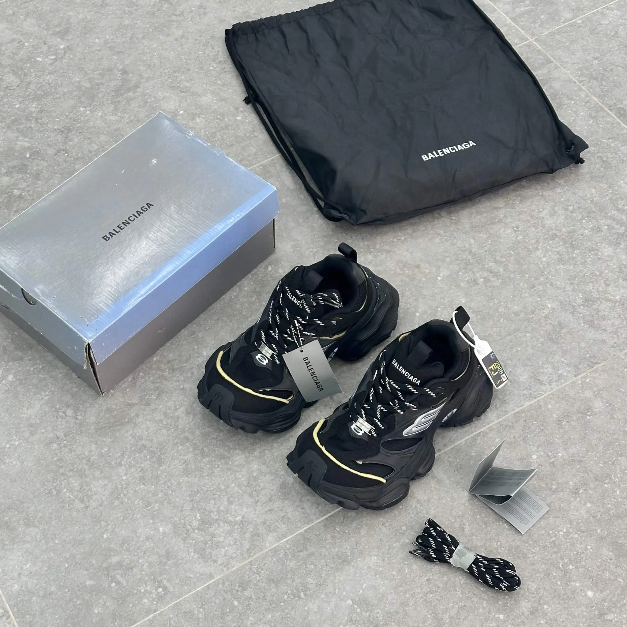 Balenciaga Cargo Sneaker Black