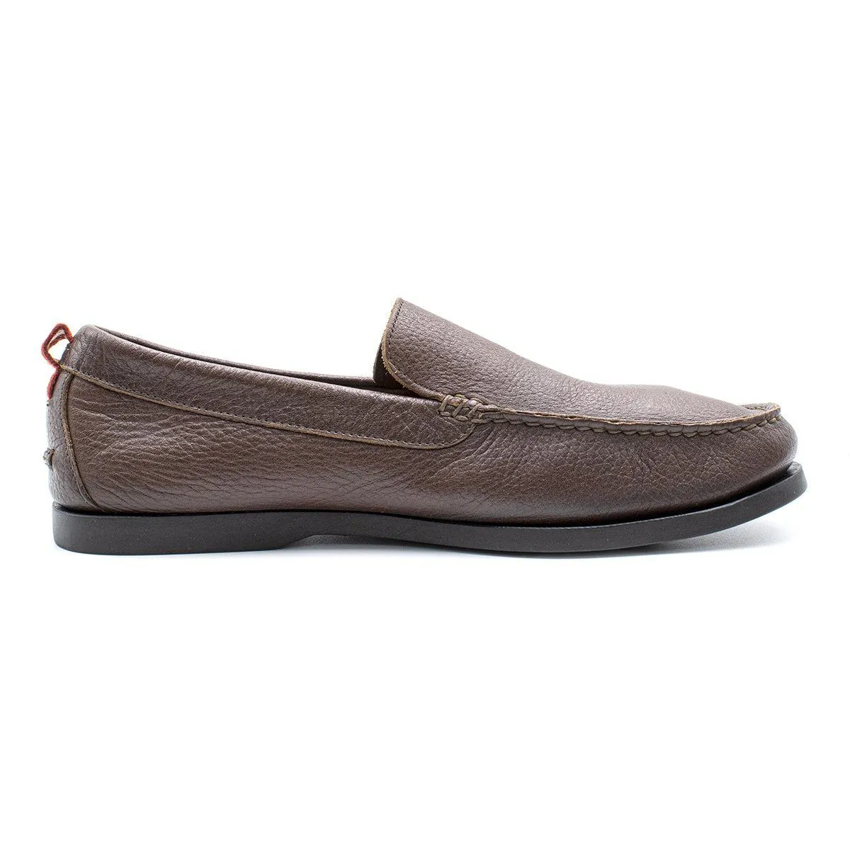 Bally Carbo Slip On Loafers Leather Brown Colour For Men