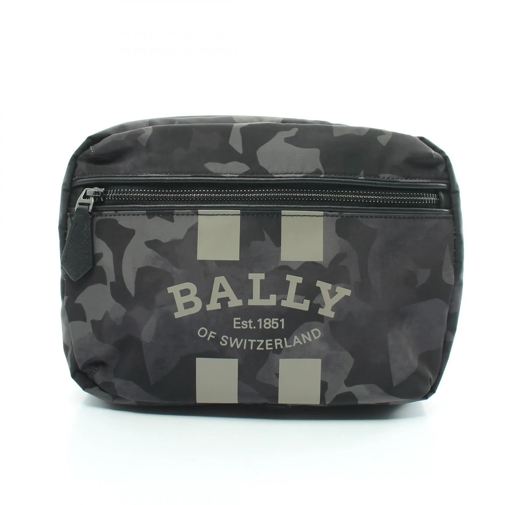 Bally FALLIE CAM Nylon Tote Bag Green