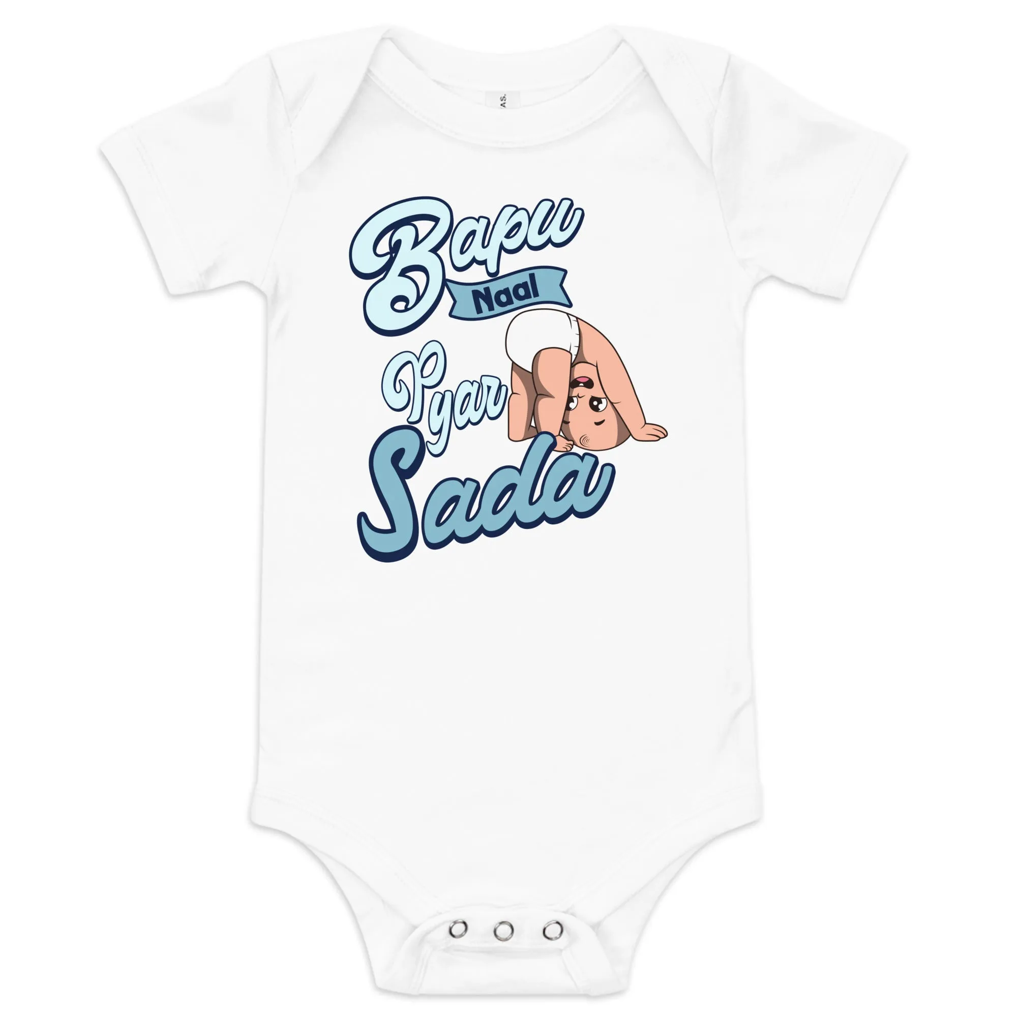 Bapu naal pyar sada Baby Onesies