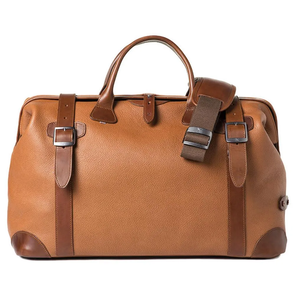 Barber Shop "Quiff" Doctor Traveler Camera Bag (Grained Leather, Brown)