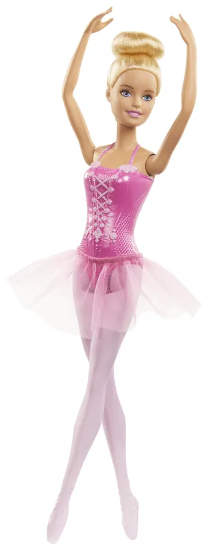 Barbie Ballerina Doll With Tutu And Sculpted Toe Shoes, Pink