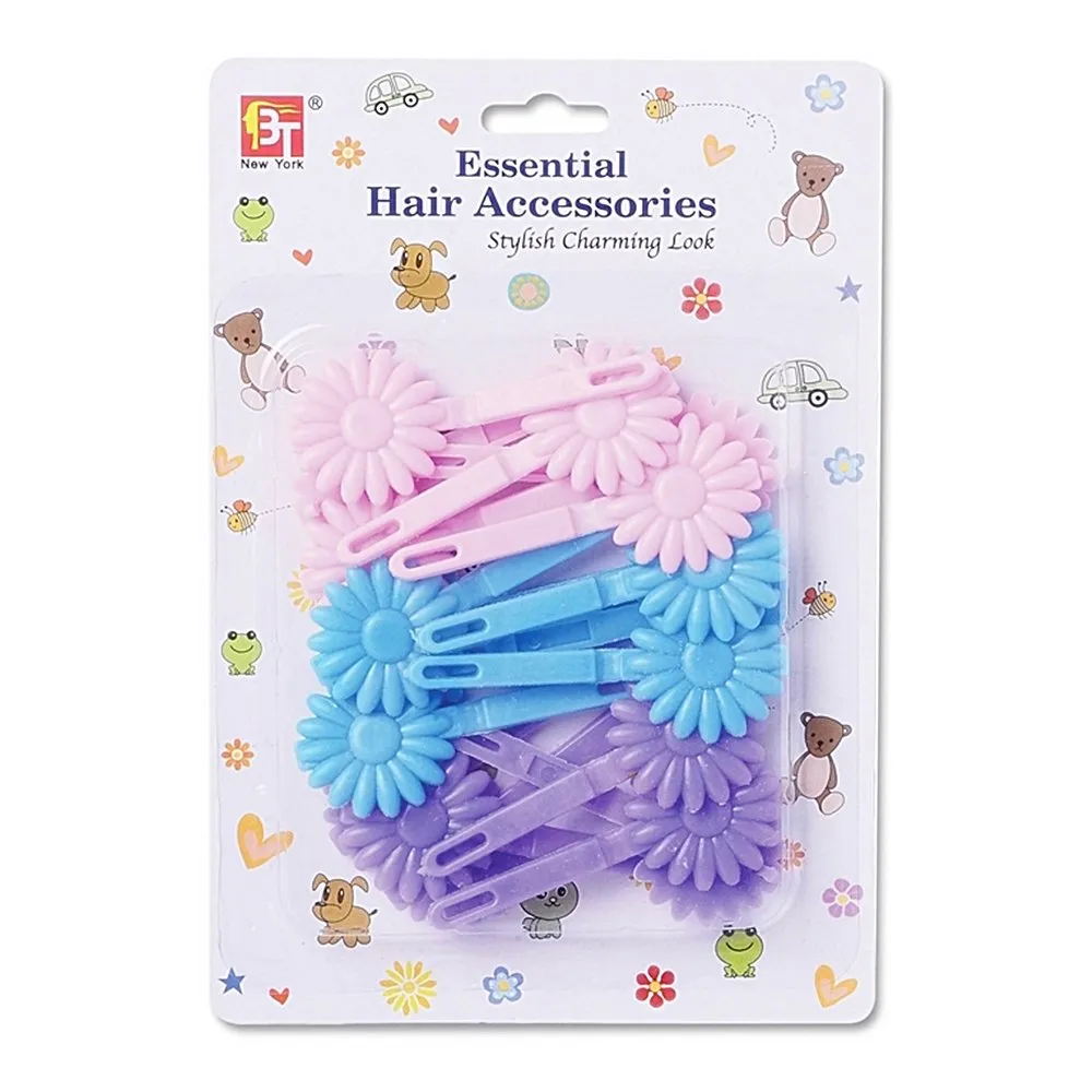 BARRETTES DANDELION FLOWERS