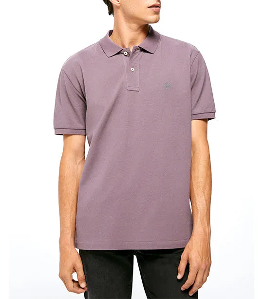 Basic Piqué Polo Lilac Purple