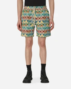 Basket Woven Shorts Multicolor