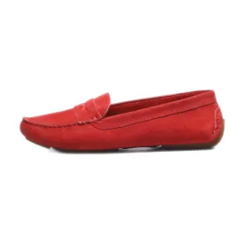 Bass Missy Loafers Suede Red Colour For Women