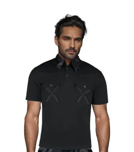 Bat Wing Collar short sleeves Shirts