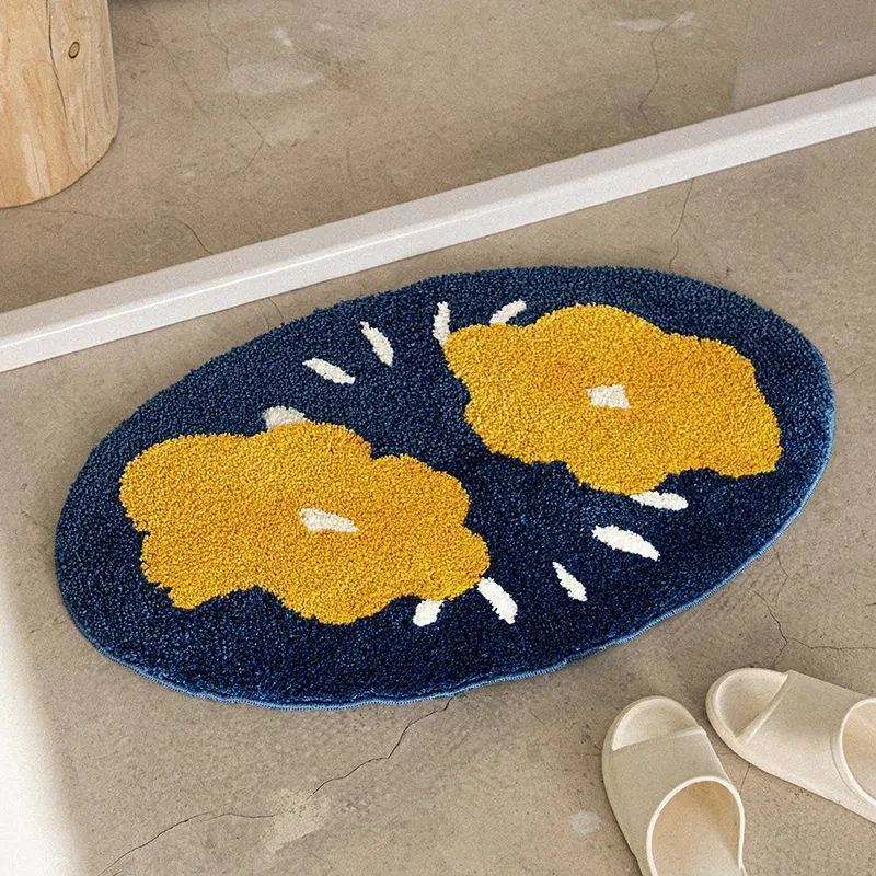 Bathroom Entrance Door Mat Blanket Bathroom Absorbent Floor Mat