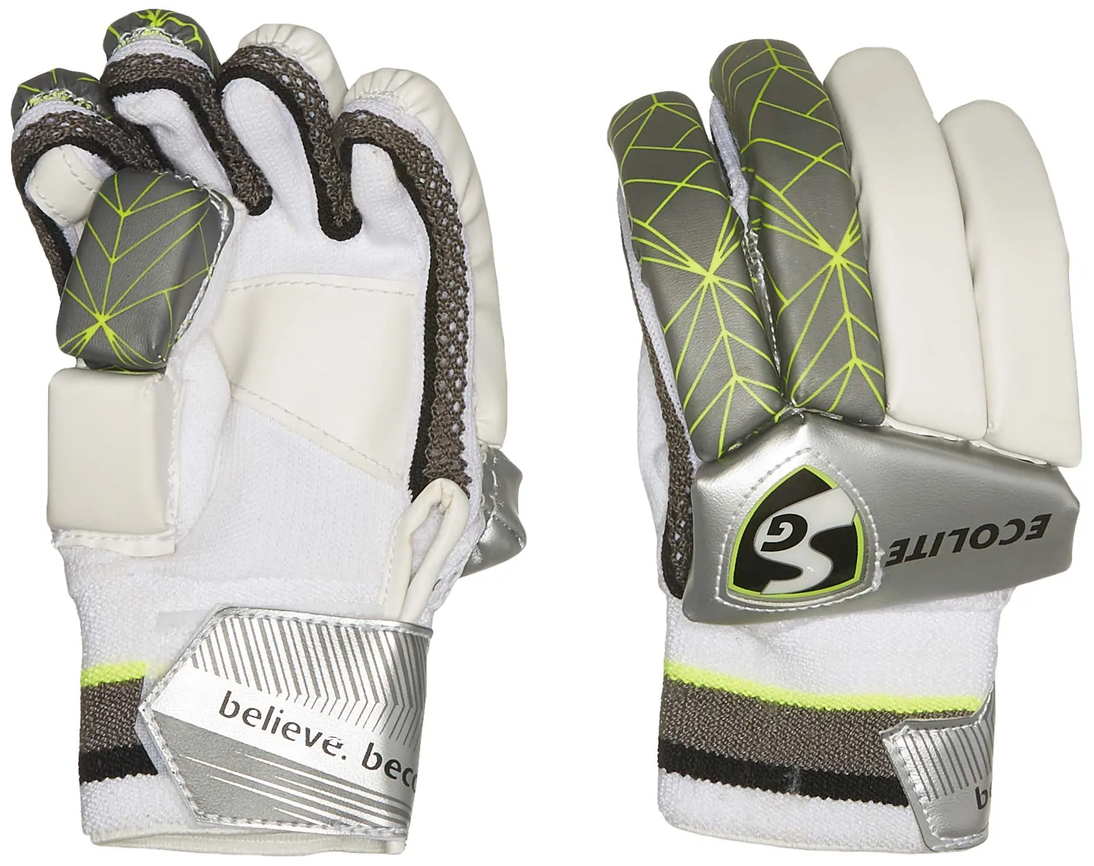 Batting Gloves ECOLITE XS Junior LH Cotton Left Hand Batting Glove | XS Junior (Muticolor)