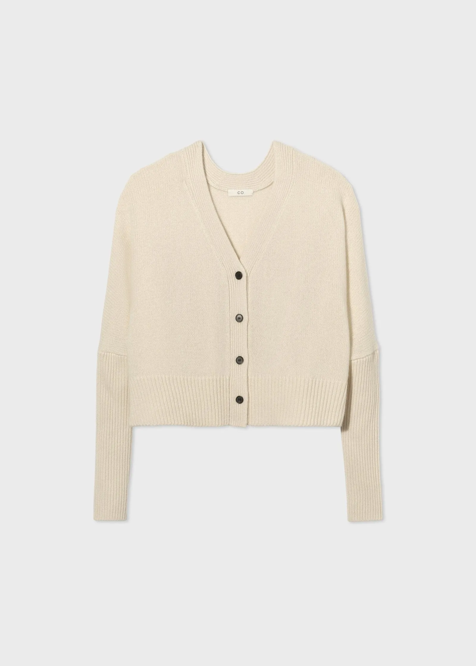 Batwing Cardigan in Cashmere - Ivory