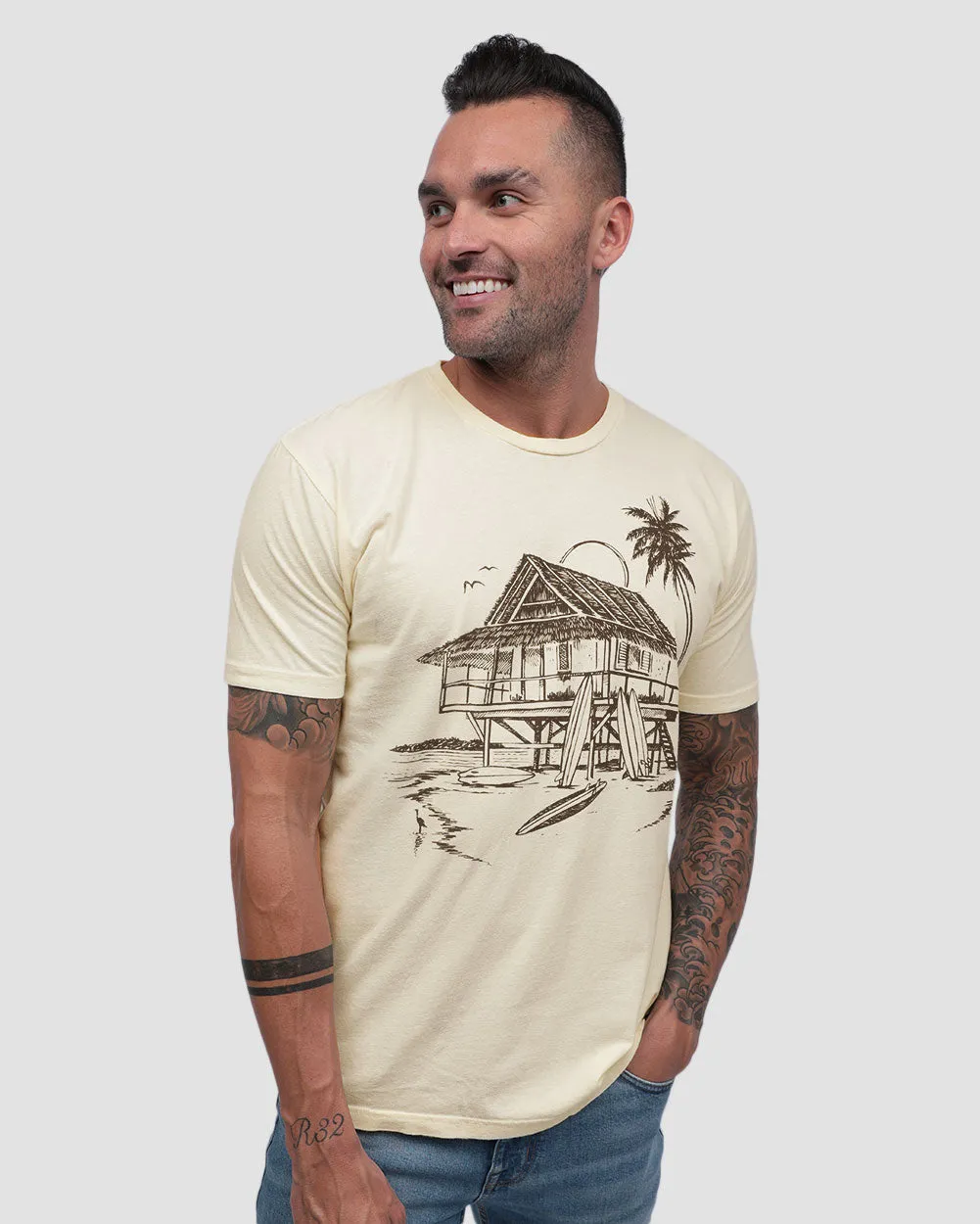 Beach Bungalow II Vintage Tee