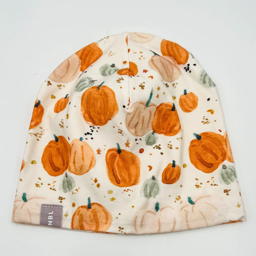 Beanie Hat (Pumpkin Stars)