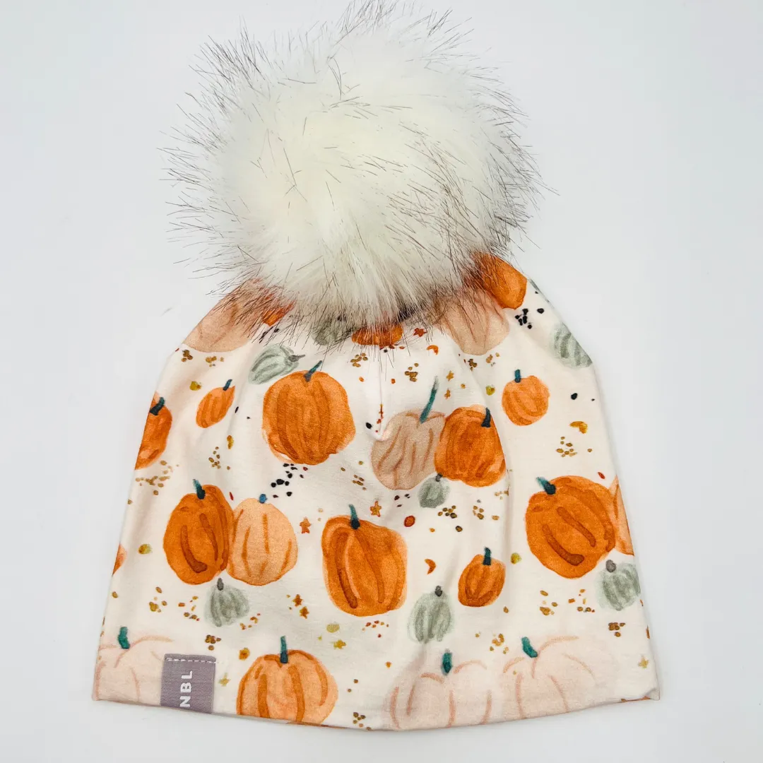 Beanie Hat (Pumpkin Stars)