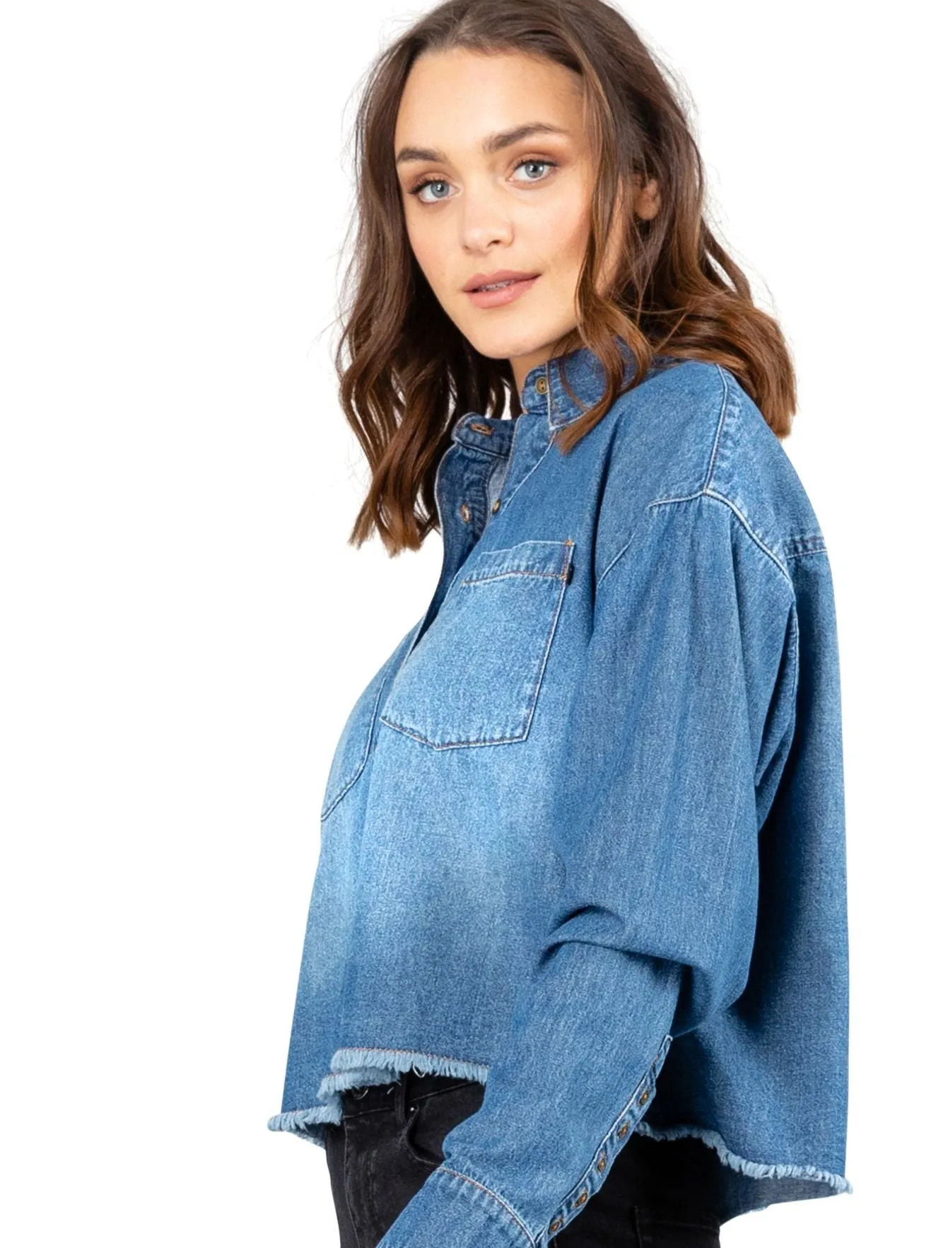 Beaufort Denim Shirt - Grind Blue