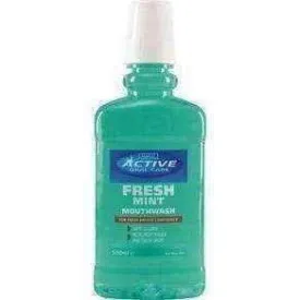 BEAUTY FORMULAS ACTIVE Mouthwash fresh mint 500ml