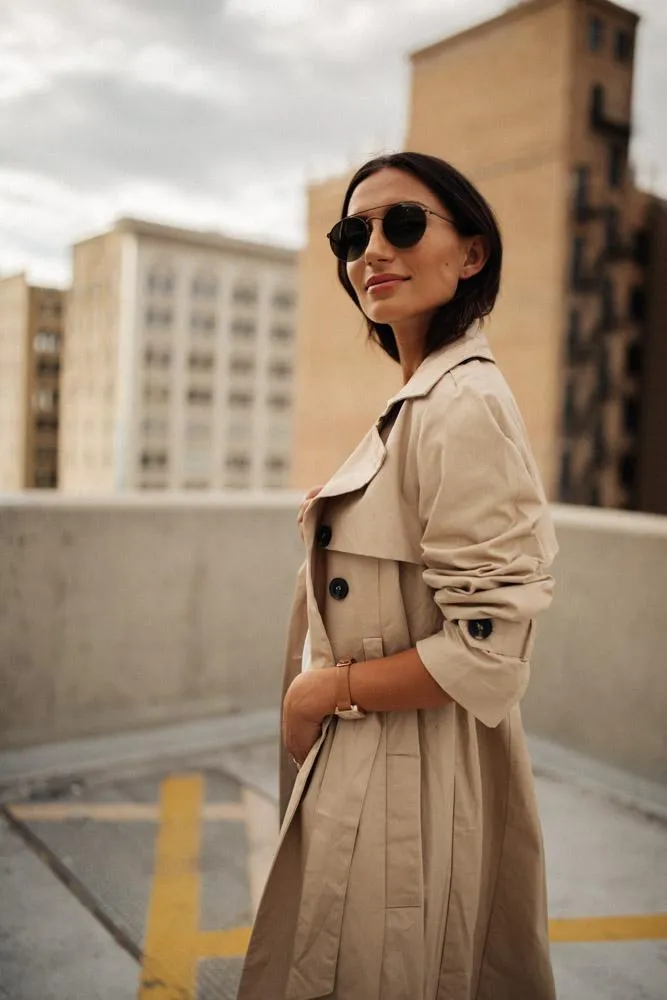 Bedford Trench Coat in Tan