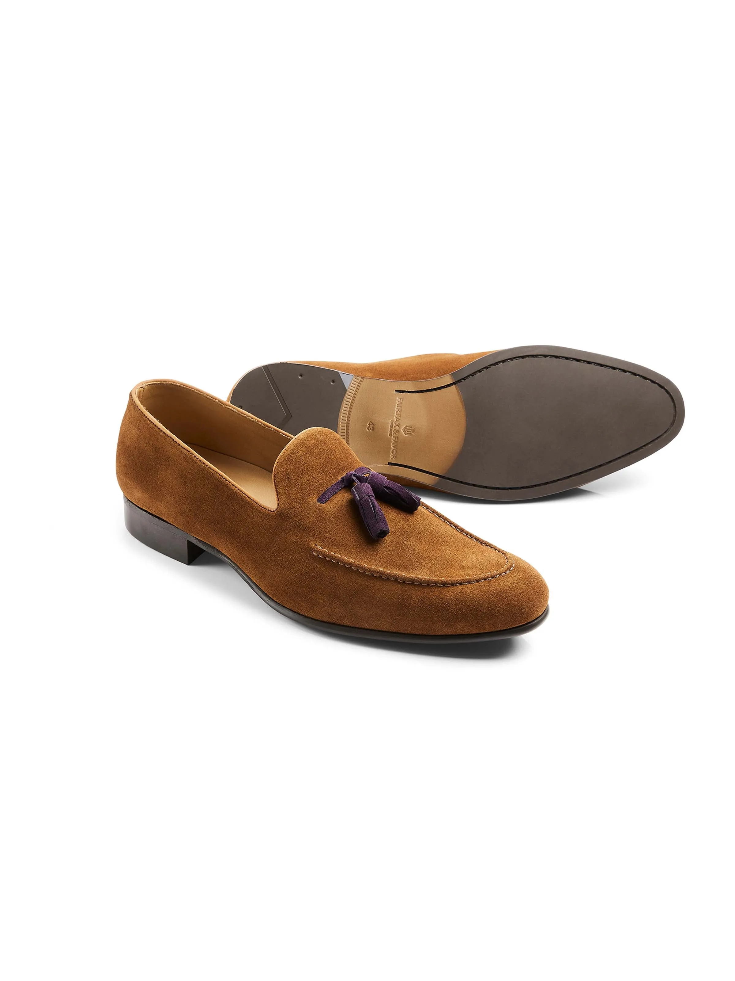 Bedingfeld - Cognac & Purple Suede