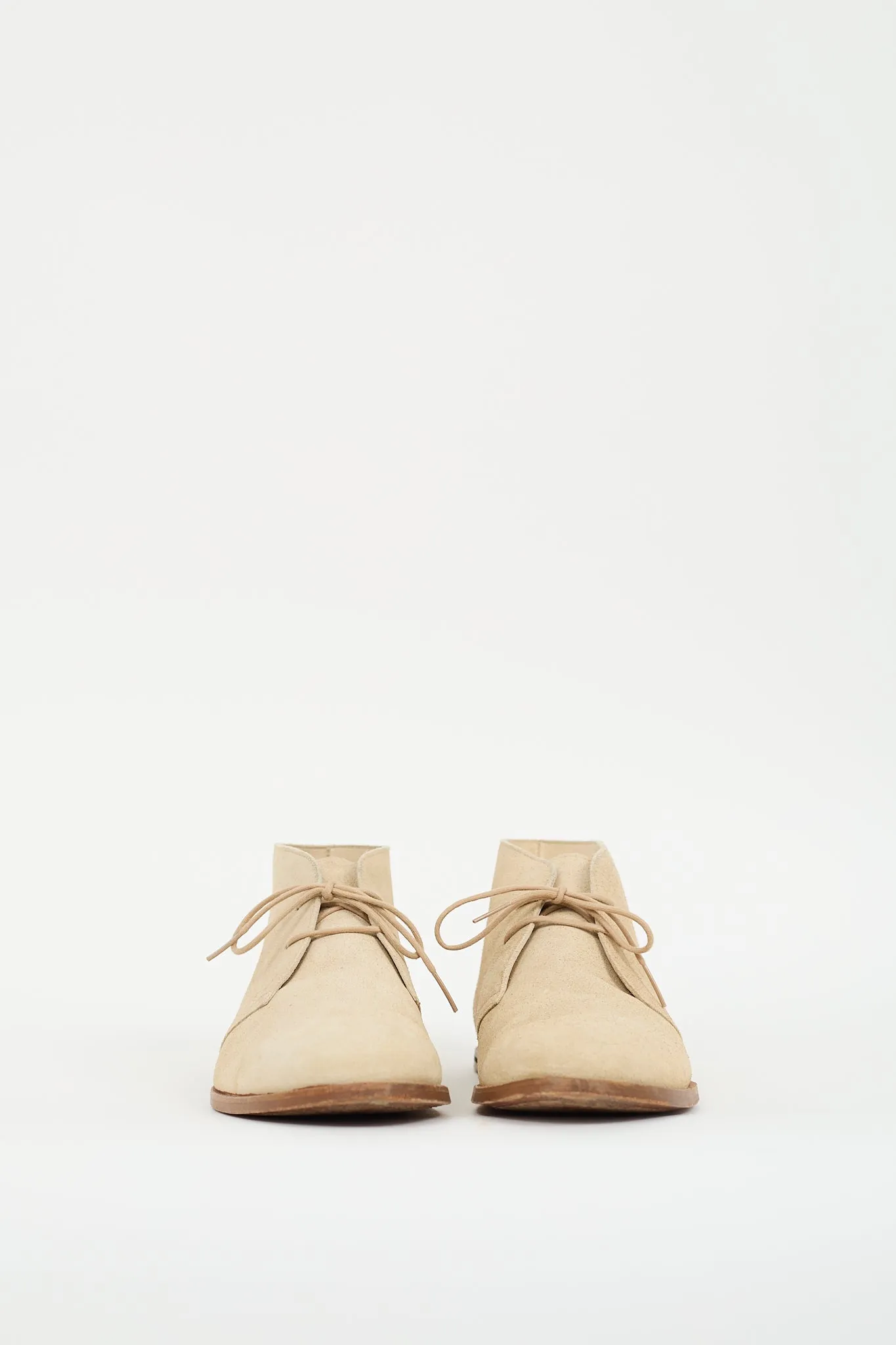 Beige Suede Desert Boot