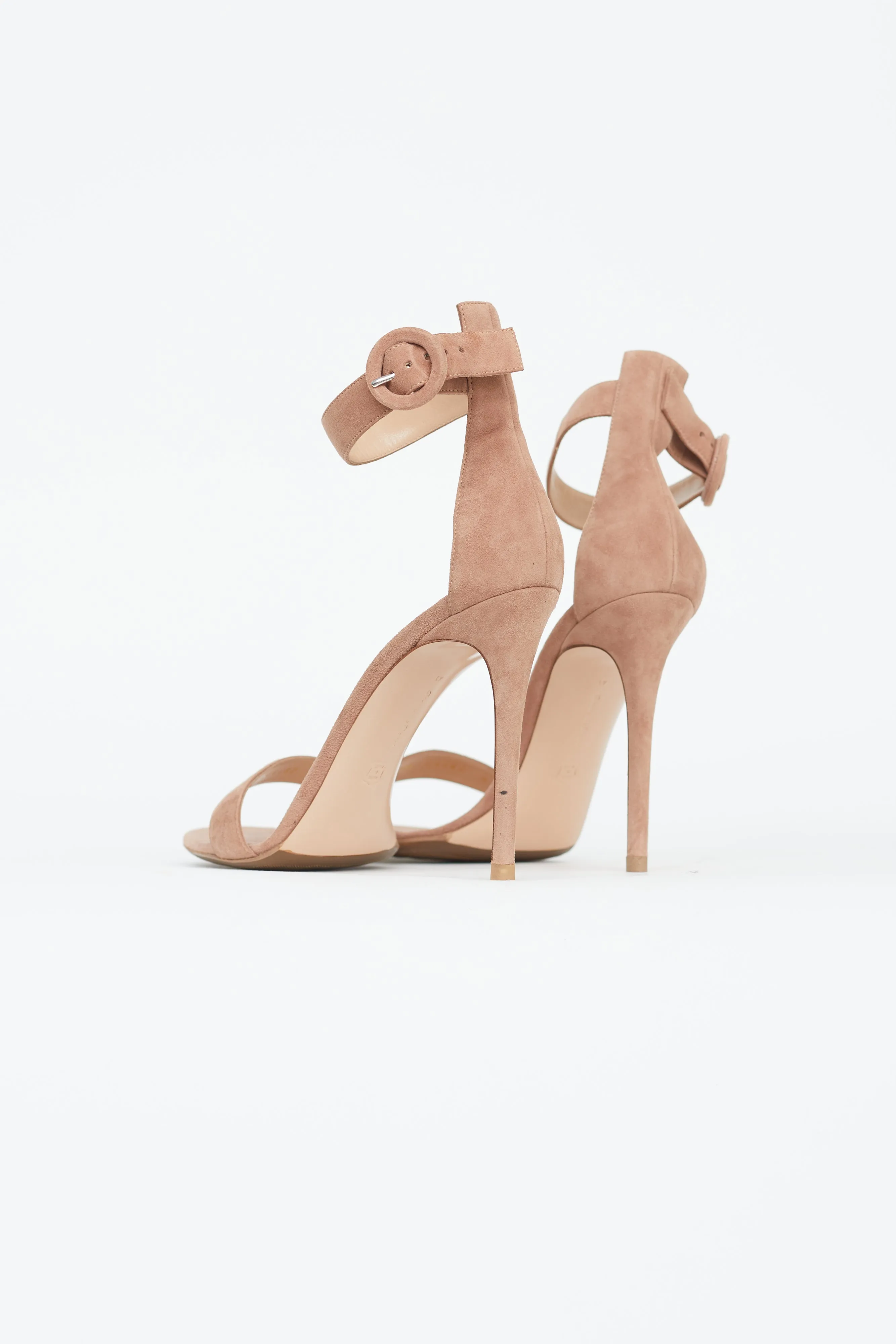 Beige Suede Portofino 105 Heel