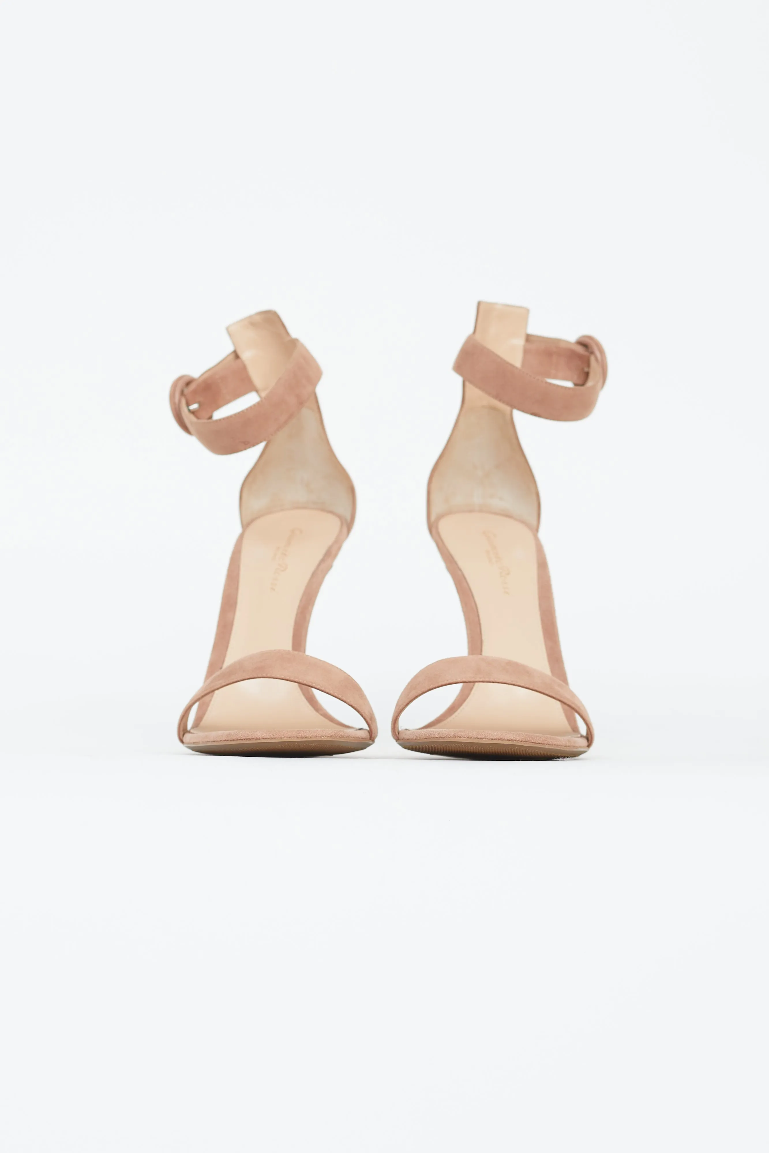 Beige Suede Portofino 105 Heel