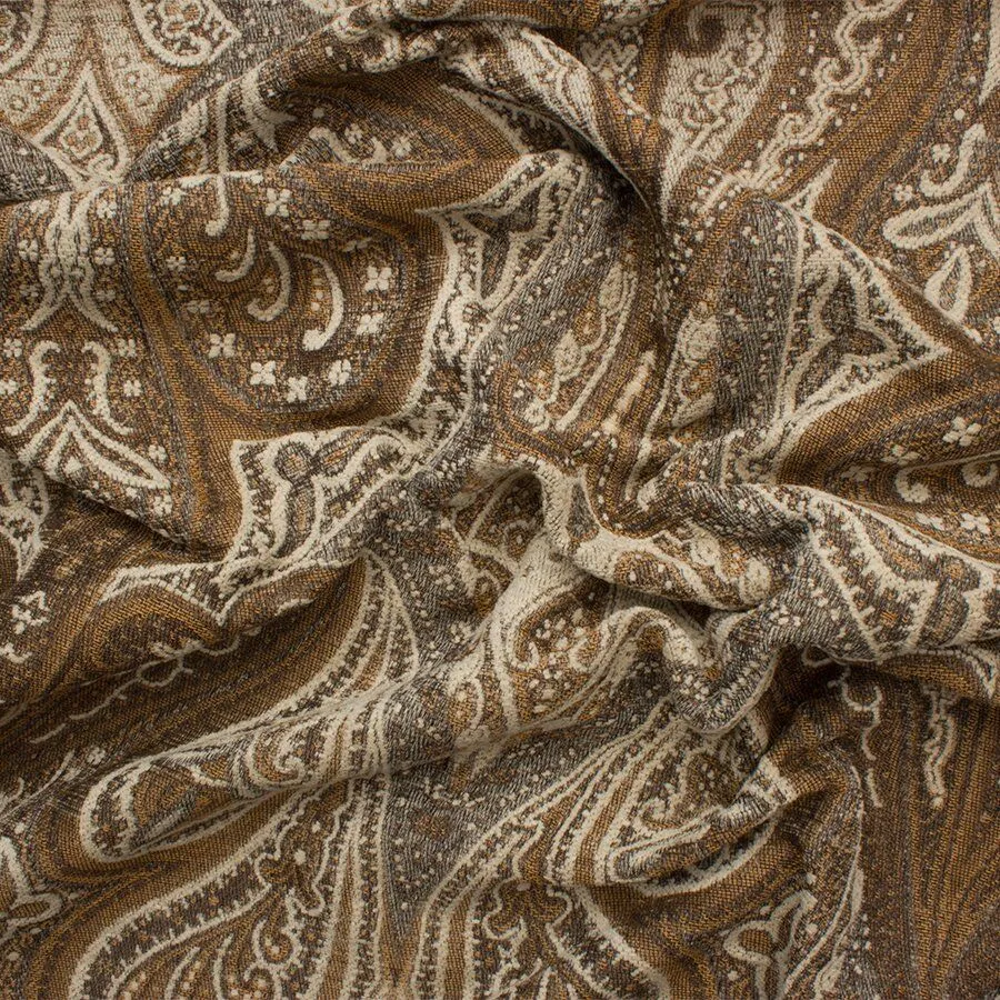 Beige Toned Chenille Brocade