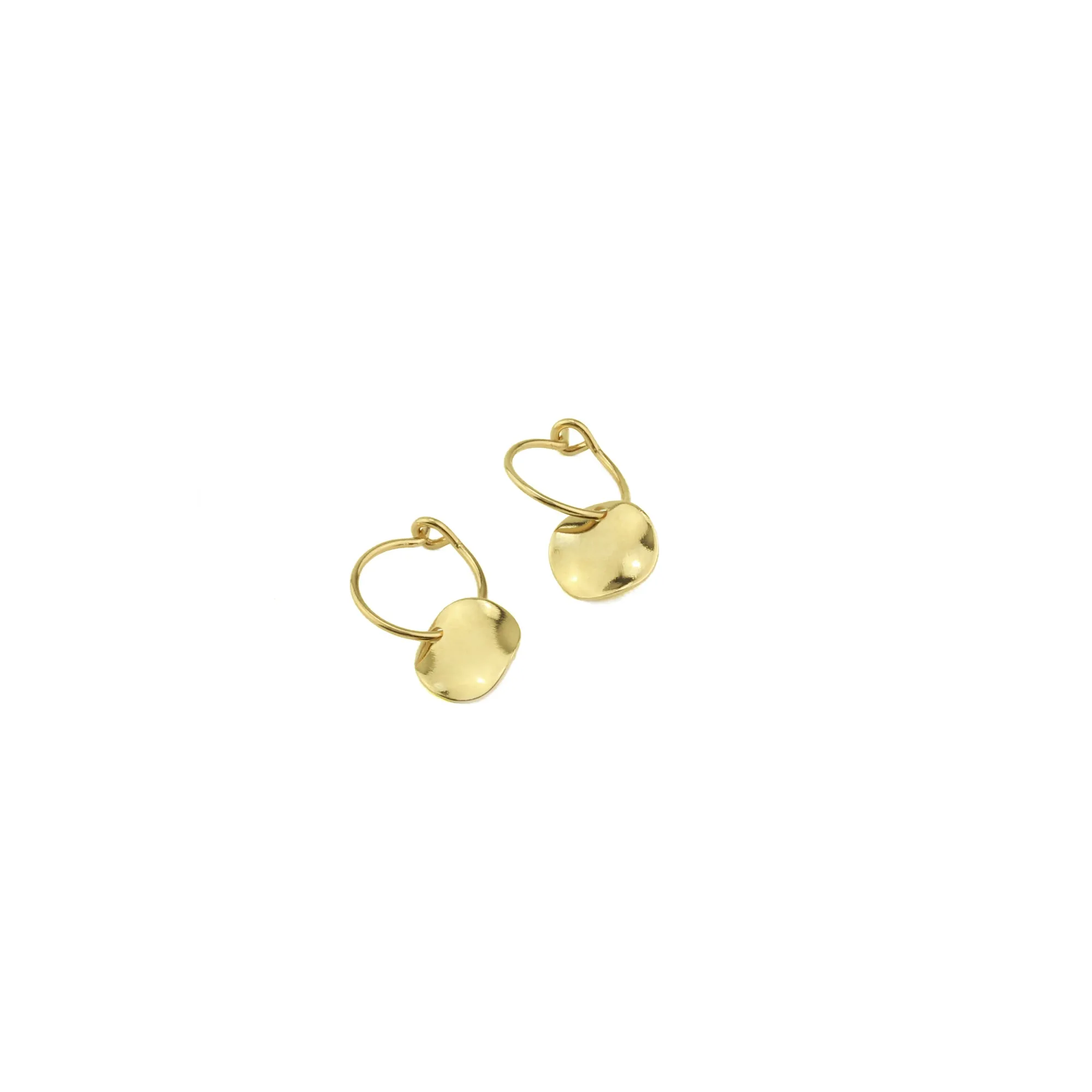 Belharra Small Pendant Hoop Earrings