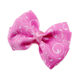 Bella Hair Bow - Swirls (3 Colours)