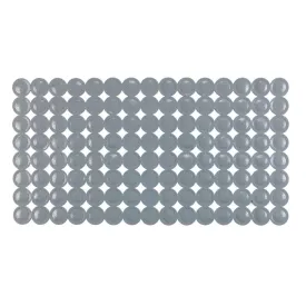 Belle Rectangular Bath Mat Grey