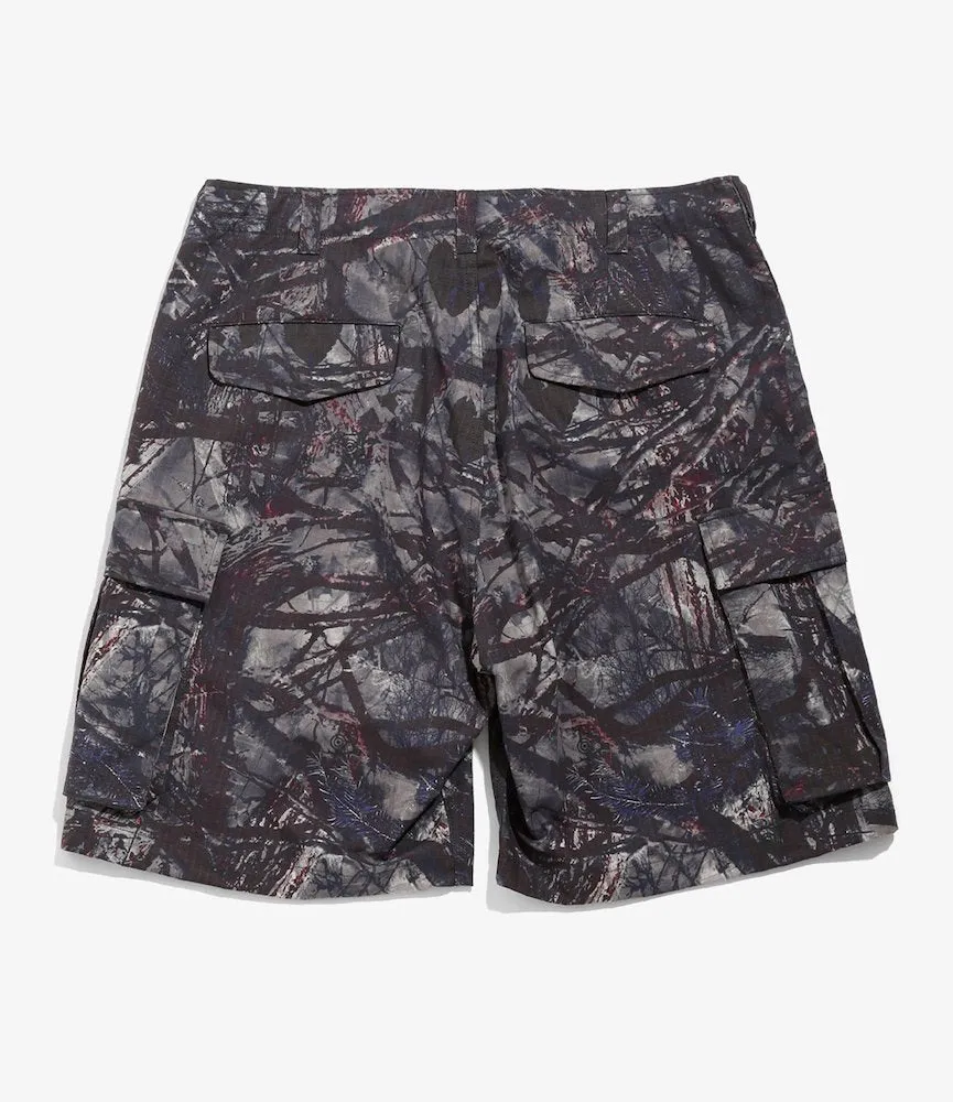 BELTED BDU SHORT-RIPSTOP/S2W2 CAMO - GREY CAMO