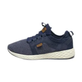 Bench. Sport Shoes Leather Blue Colour For Women