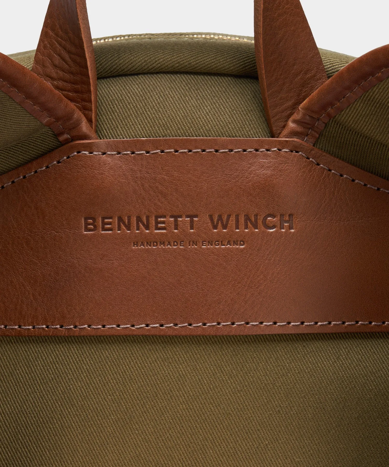 Bennett Winch Canvas Backpack in Olive