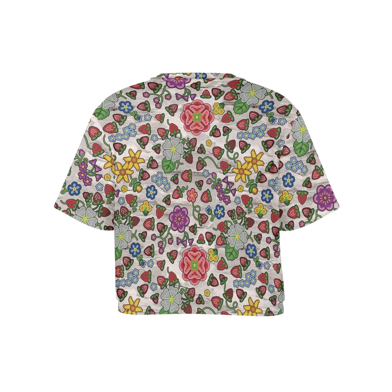 Berry Pop Bright Birch Women's Cropped T-shirt