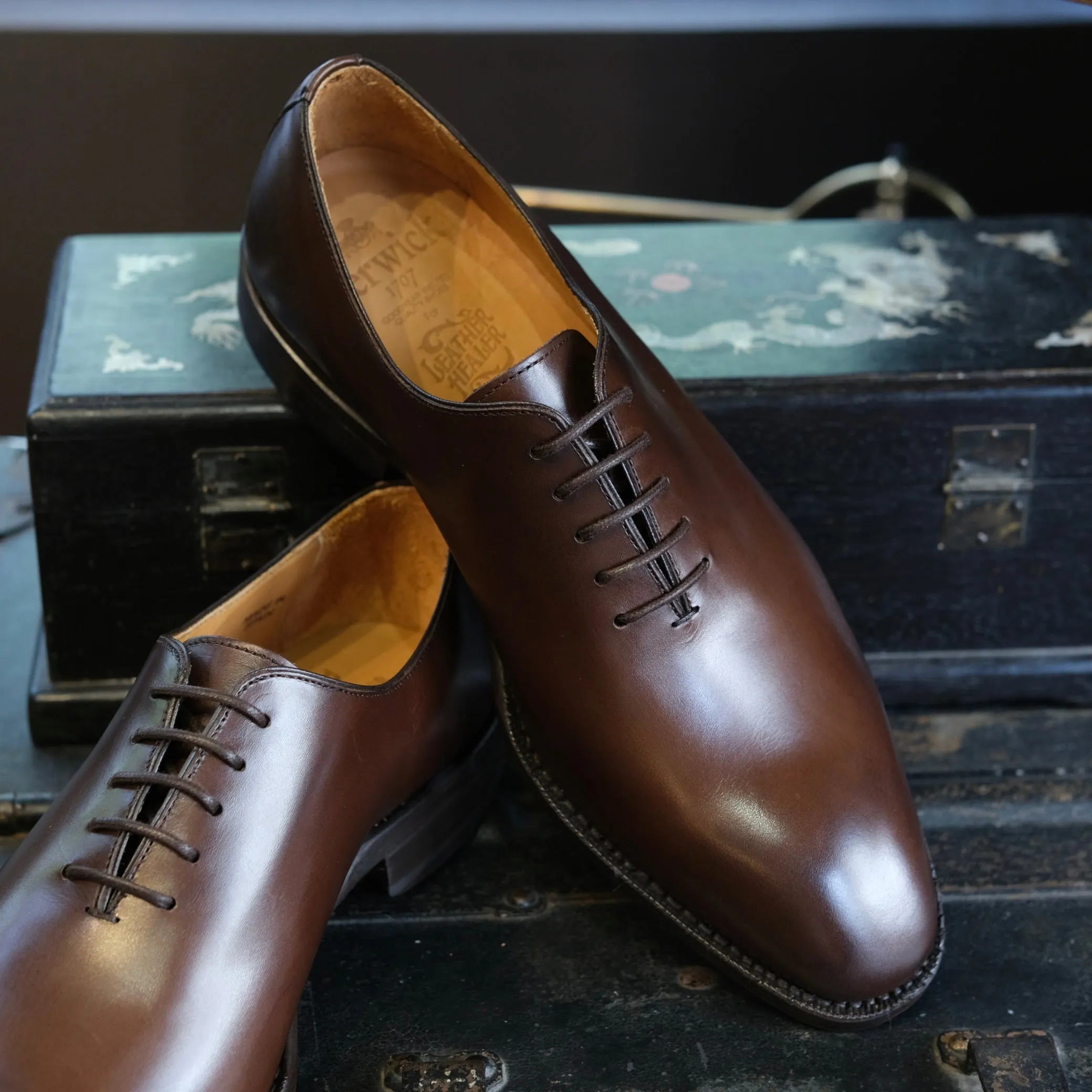 Berwick1707 Calf Wholecut Oxford (Chiseled Toe)