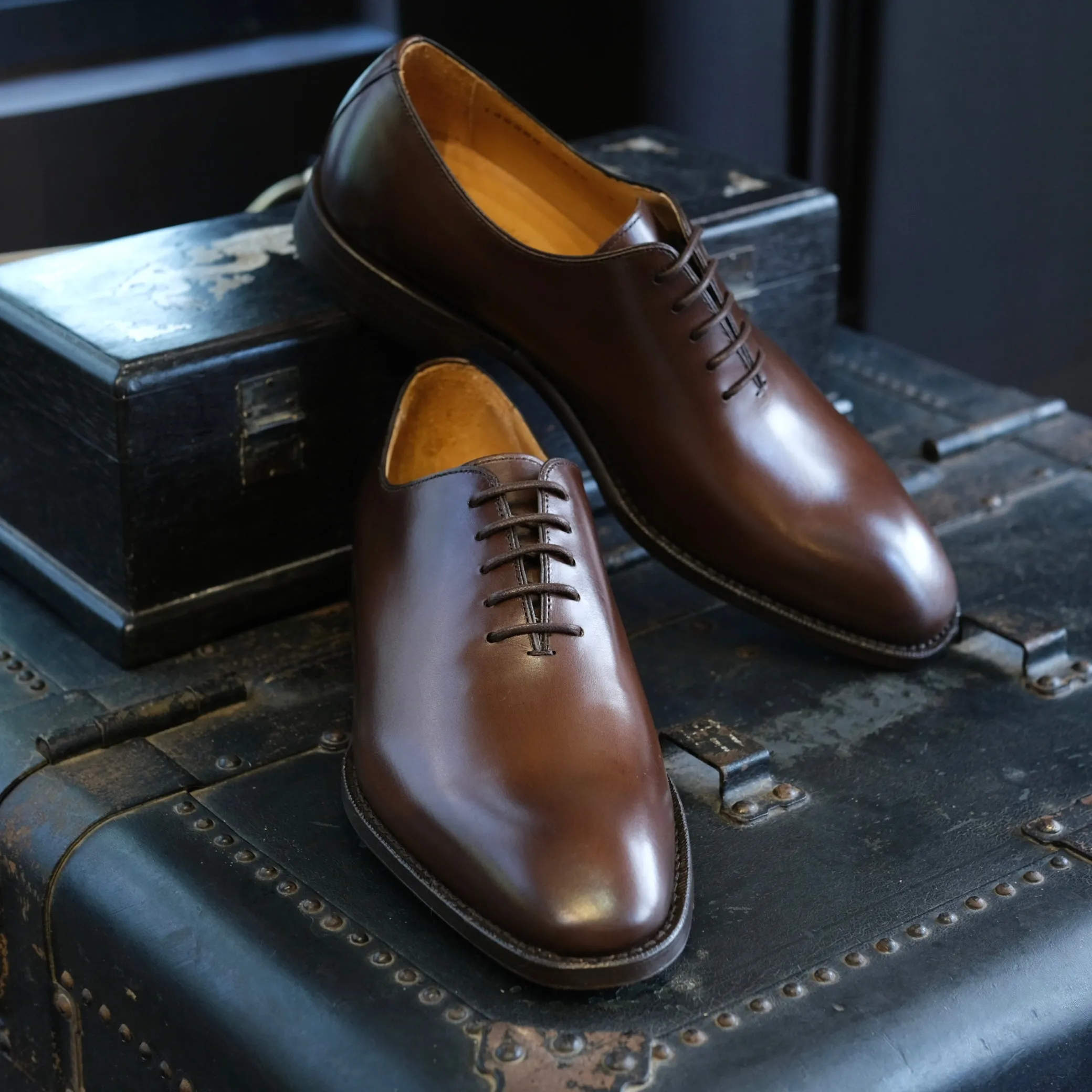 Berwick1707 Calf Wholecut Oxford (Chiseled Toe)