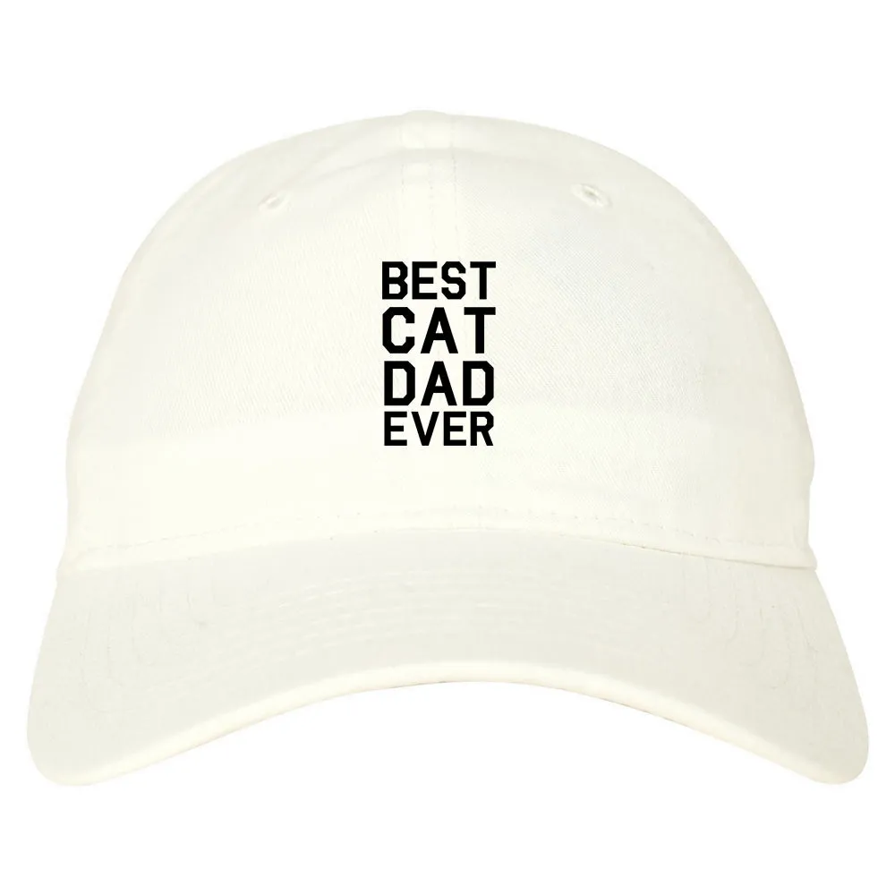 Best Cat Dad Ever Mens Dad Hat Baseball Cap