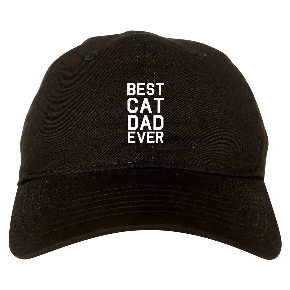 Best Cat Dad Ever Mens Dad Hat Baseball Cap