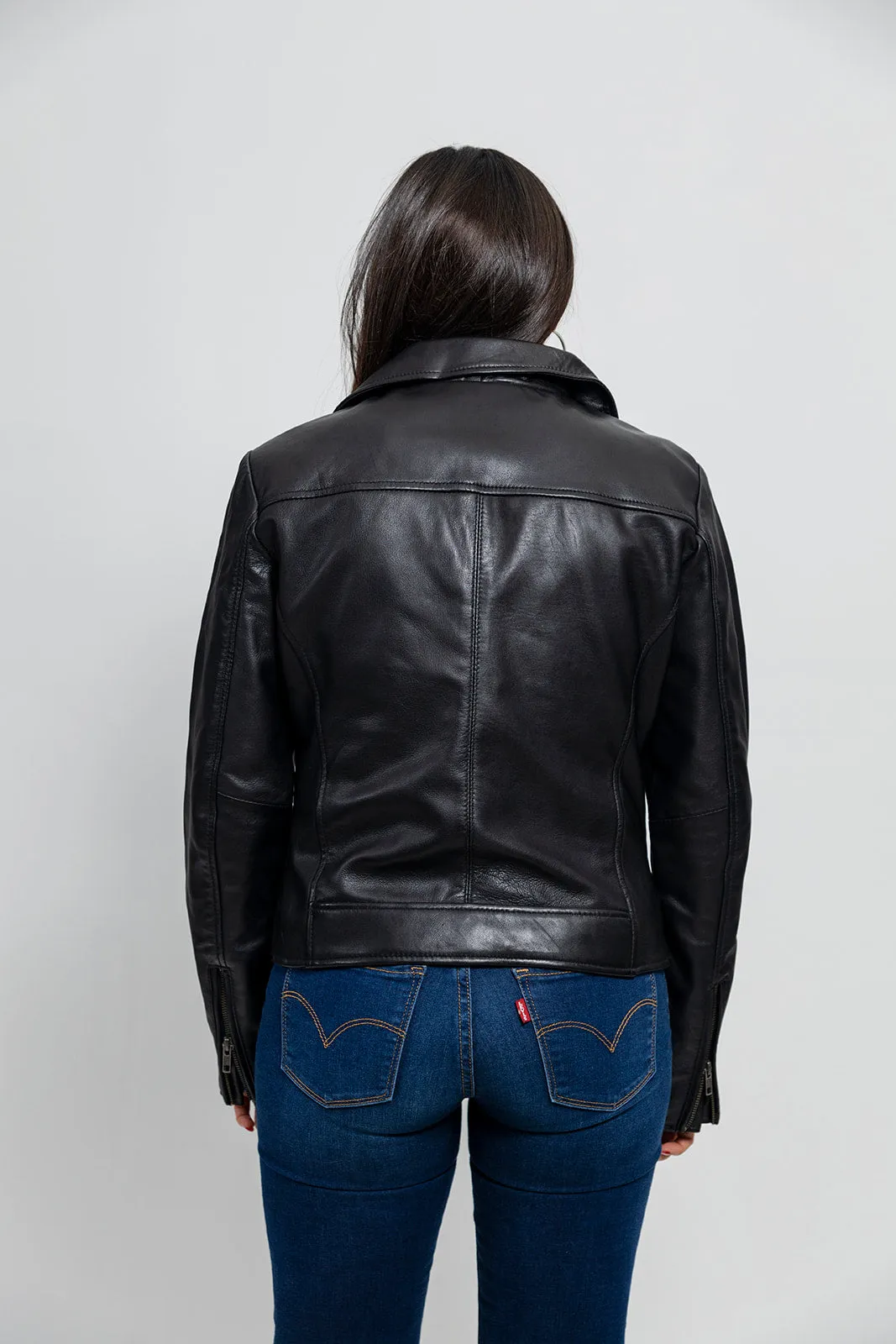 Betsy - Women's Fashion Lambskin Leather Jacket