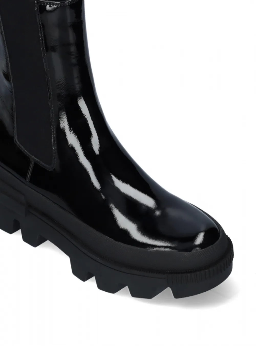 Bibi Lou Black Patent Chelsea Boot