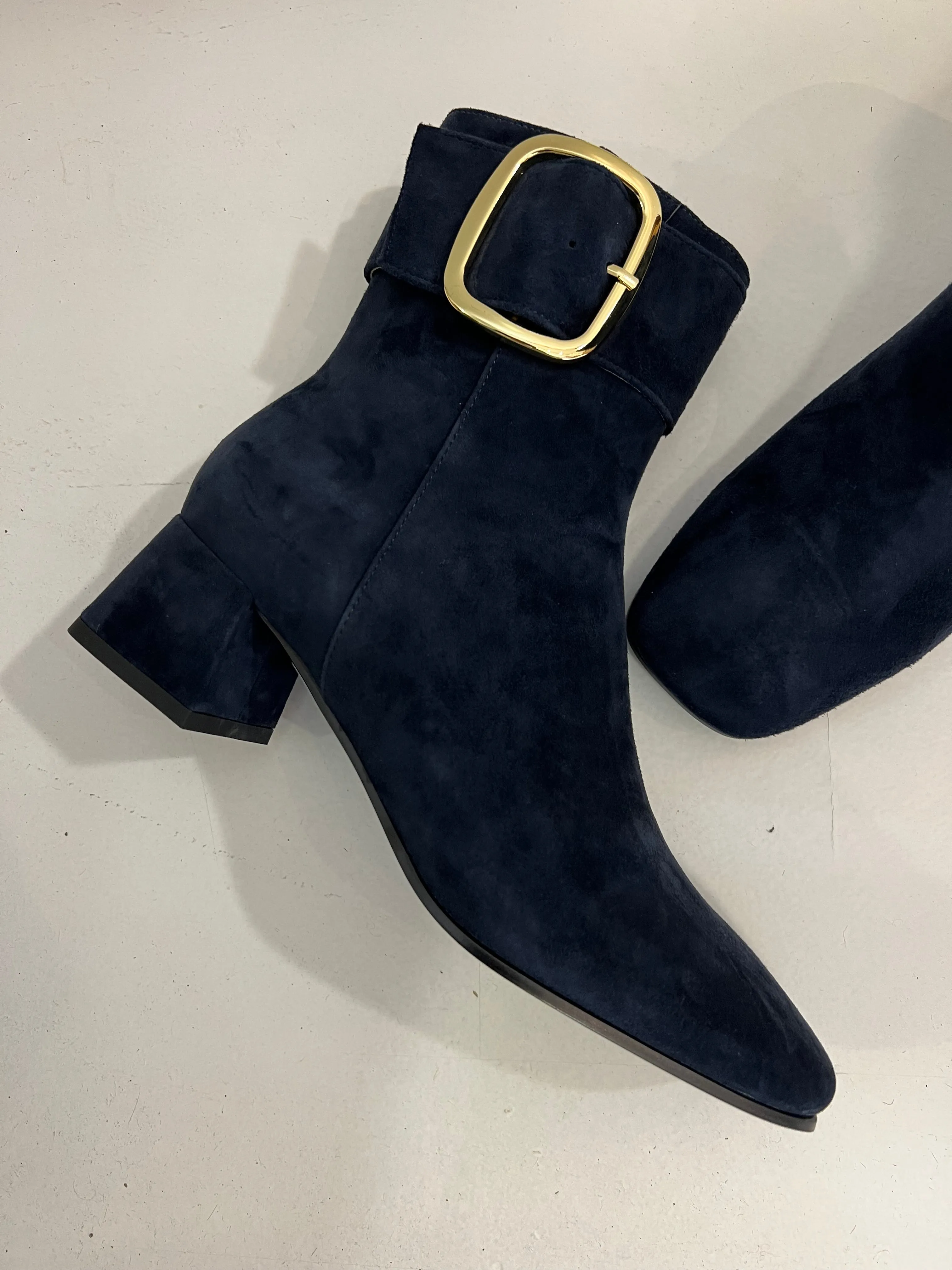 Bibi Lou Navy Suede Essential Boot