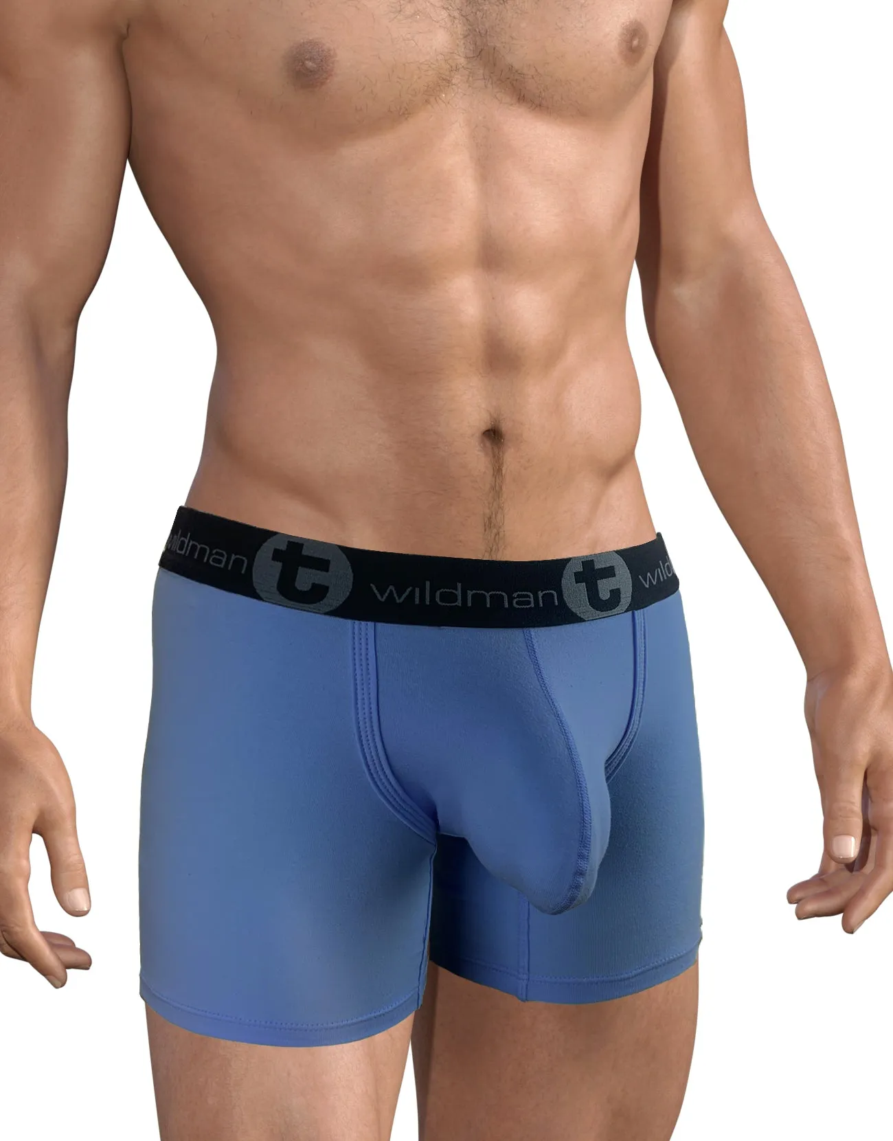 Big Boy Pouch 5" Inseam Boxer Brief Dark Blue